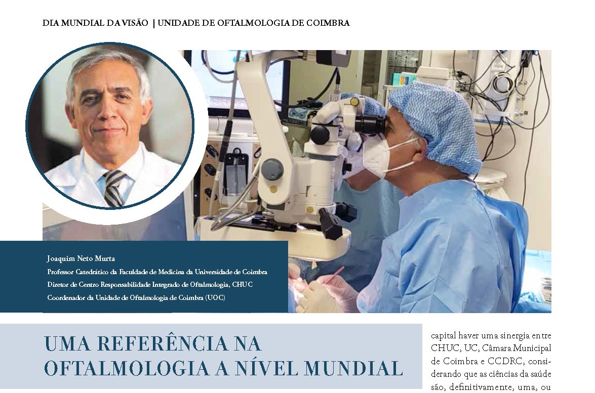 UOC - Unidade de Oftalmologia de Coimbra em destaque na revista Business Portugal